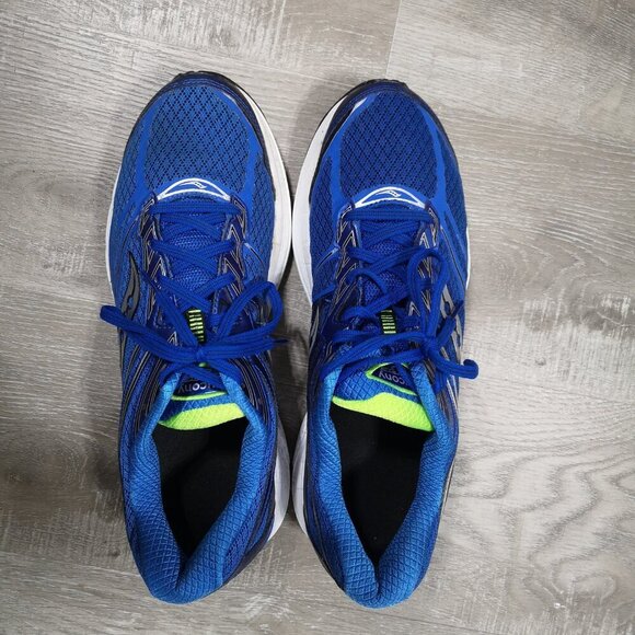 Saucony Everun Guide 9 Men's Size 12.5 Flex Film Blue Running Sneakers - Picture 3 of 7